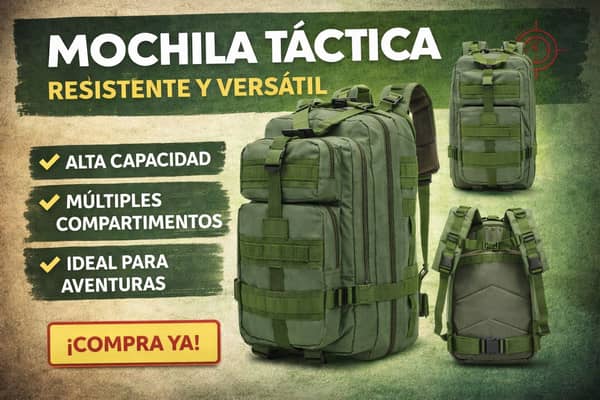 Mochila con bolsillos